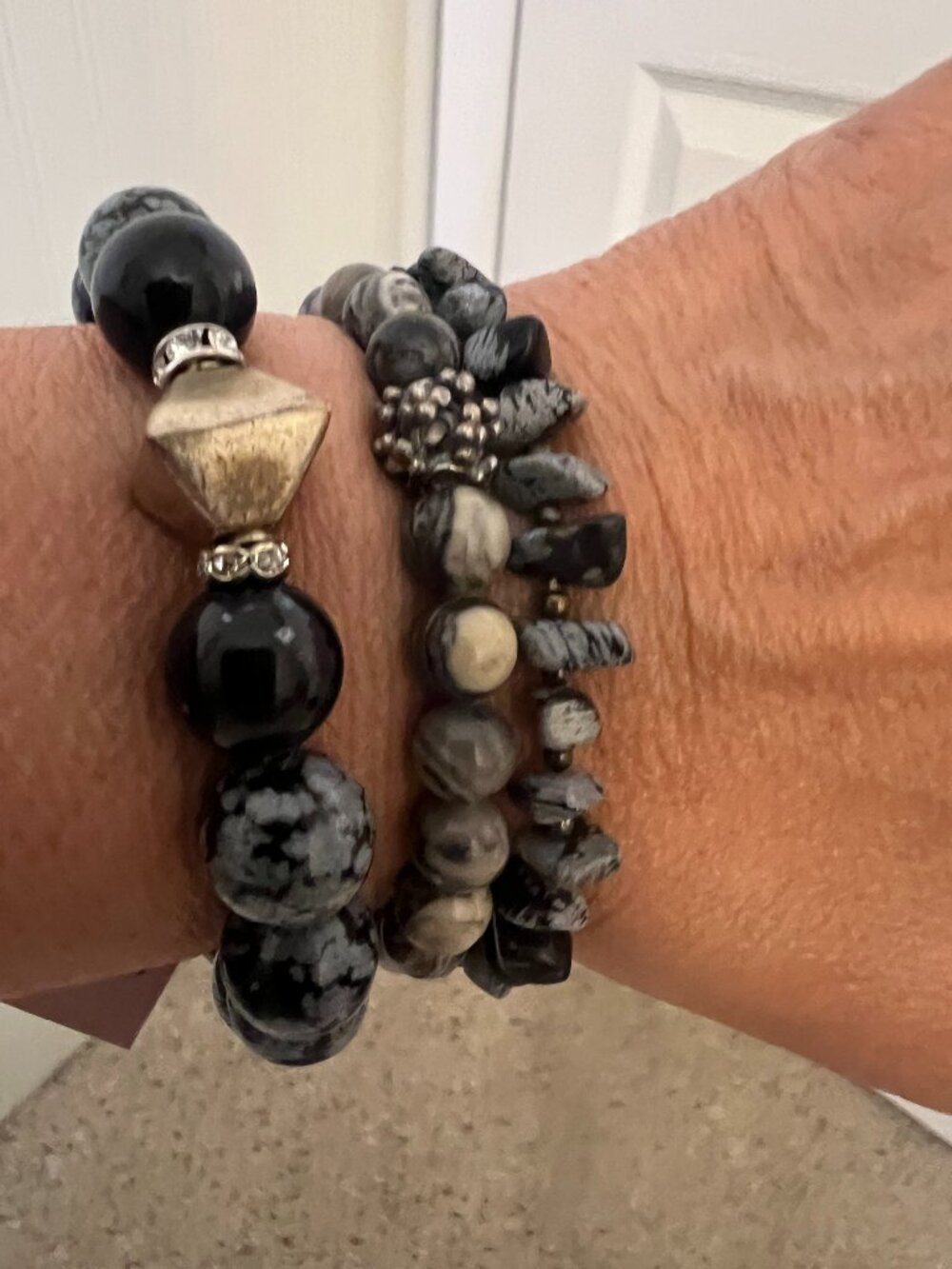 Jackie Jewels 3‑Bracelet Bundle – Stretch & Clasp Mixed Set